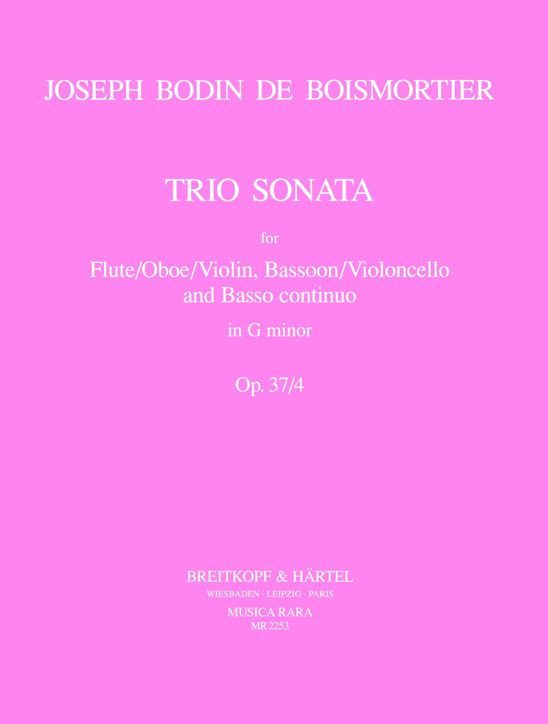 Trio Sonata in G minor Op. 37/4