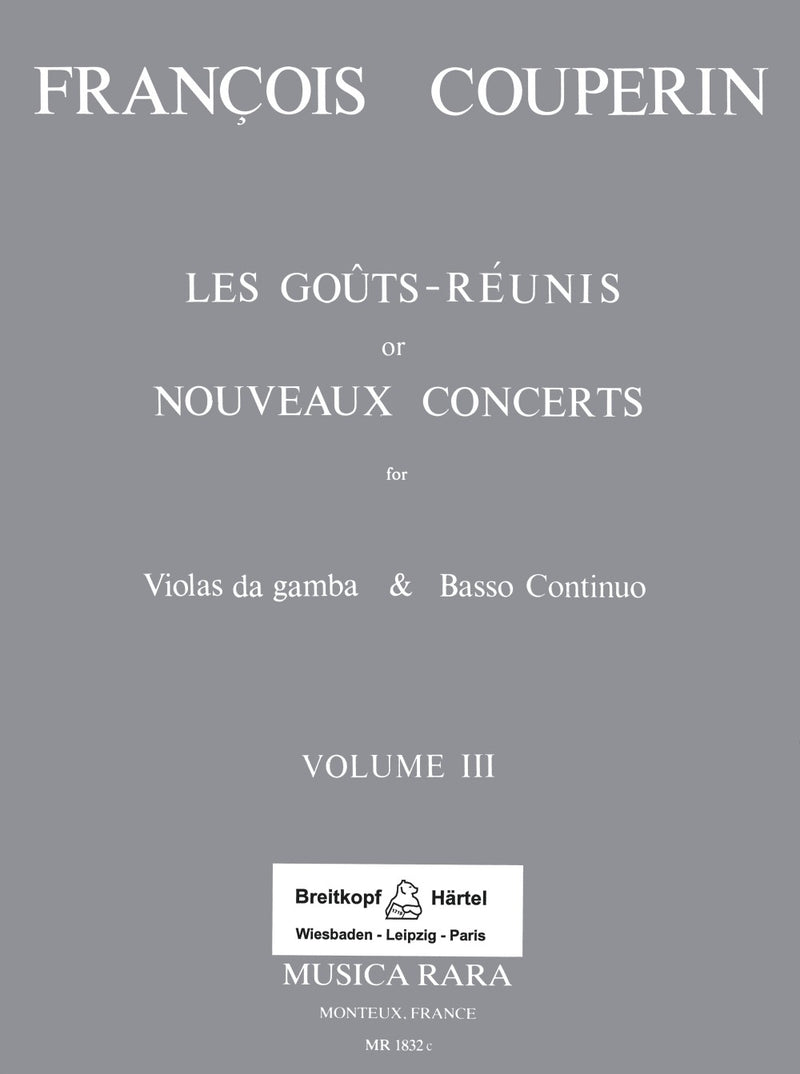 Les Goûts Réunis ou Nouveaux Concerts, vol. 3