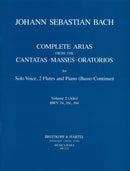 Complete Arias from the Cantatas, Masses, Oratorios, vol. 2（アルト・２本フルート・通奏低音版）