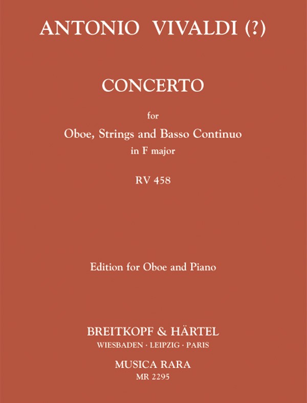 Concerto in C major RV 458（ピアノ・リダクション）