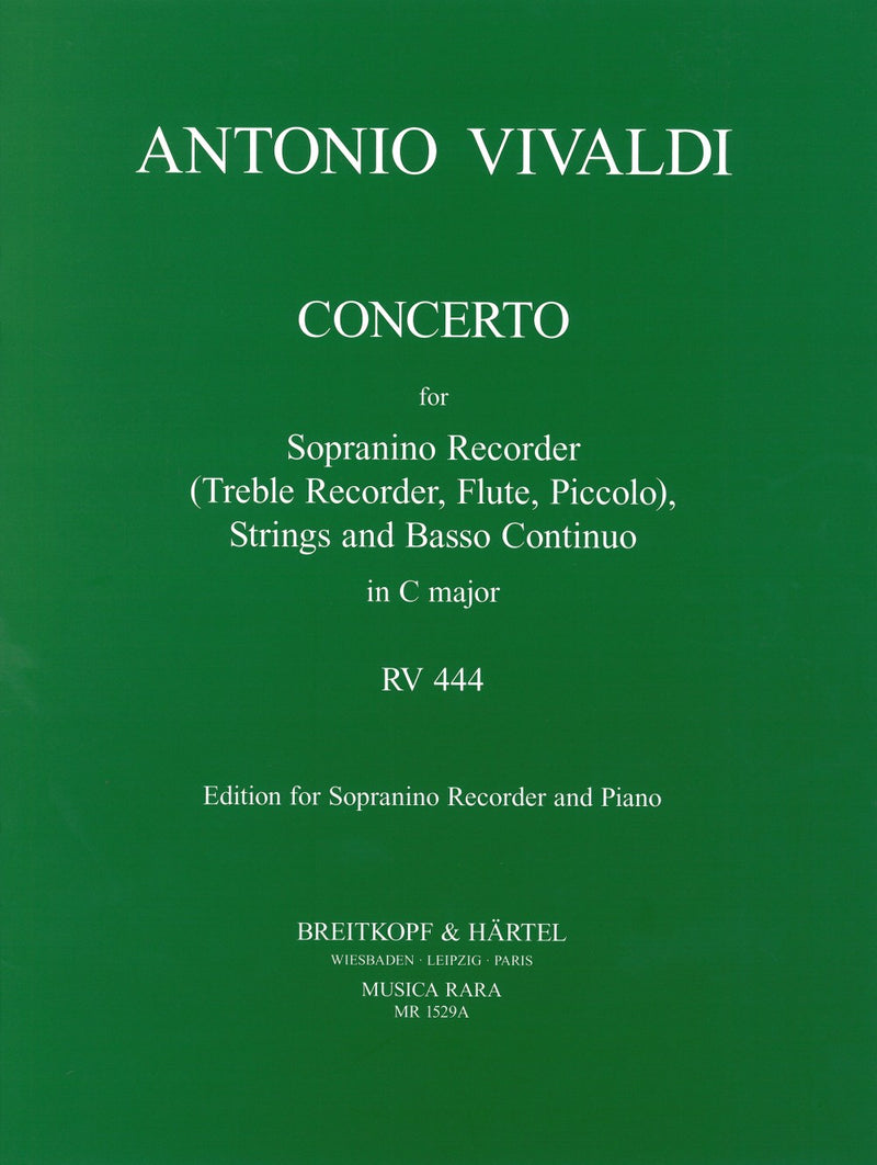 Concerto in C major RV 444（ピアノ・リダクション）