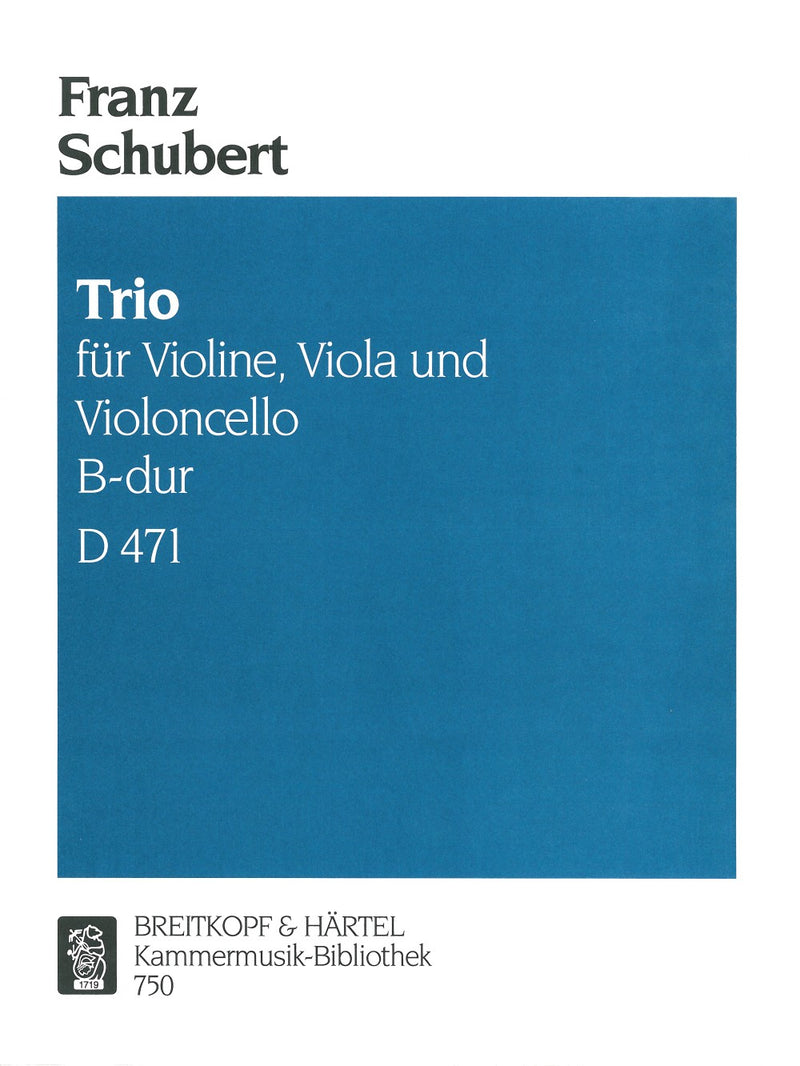String Trio in Bb major D 471