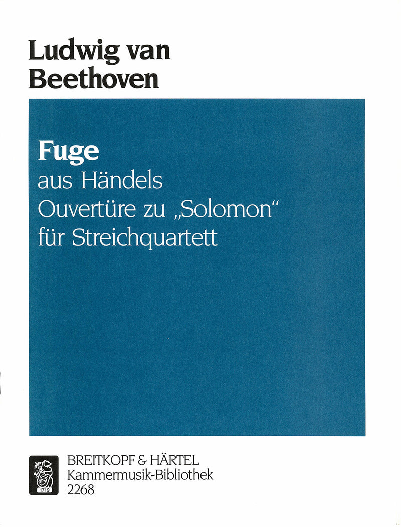 Fugue from Handel"s Overture to "Solomon" (HWV 67)
