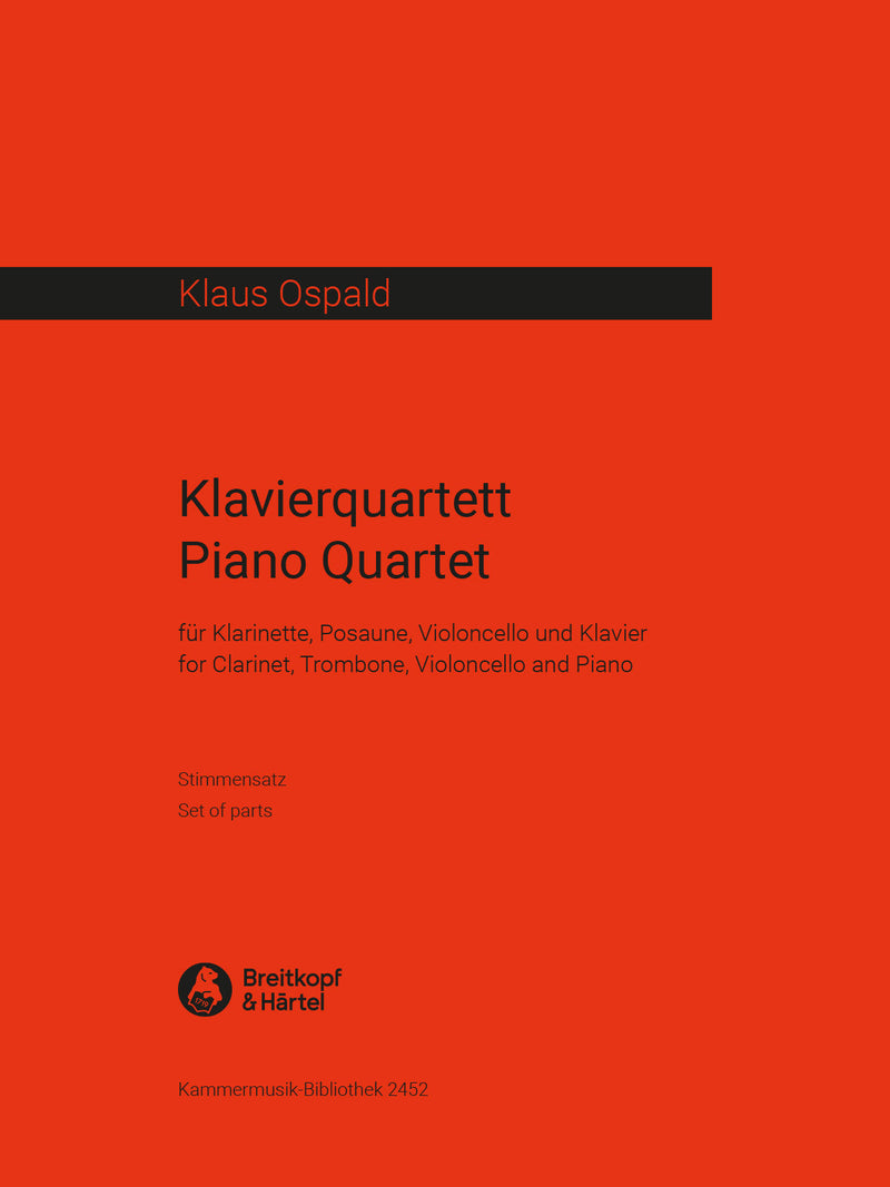 Piano Quartet [set of parts]