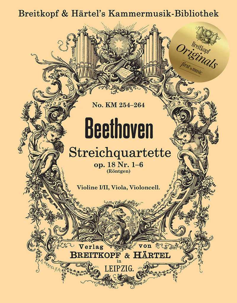 Complete String Quartets "Breitkopf Originals": String Quartets Op. 18 nos, 1 – 6