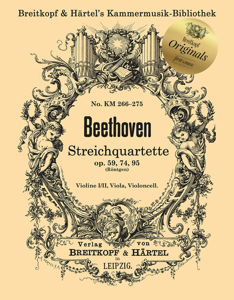 Complete String Quartets "Breitkopf Originals": String Quartets Op. 59, Op. 74, and Op. 95