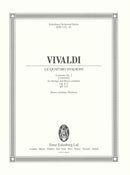 Le quattro stagioni (The four seasons) Op. 8/2 RV 315 [score with continuo realization]