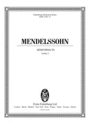 Sinfonia No. 6 in Eb major MWV N 6 [violin 1 part]