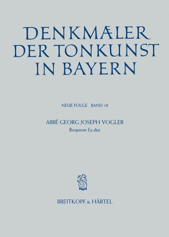 Denkmäler der Tonkunst in Bayern (Neue Folge), vol. 18