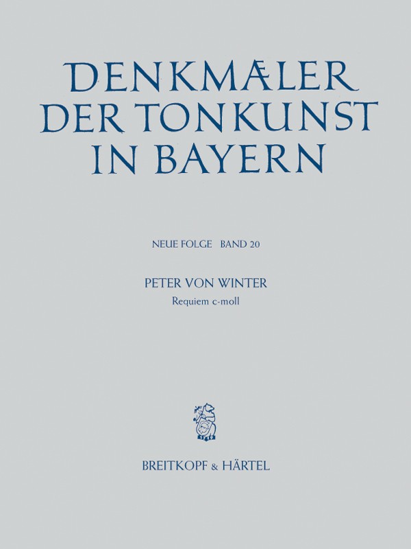 Denkmäler der Tonkunst in Bayern (Neue Folge), vol. 20