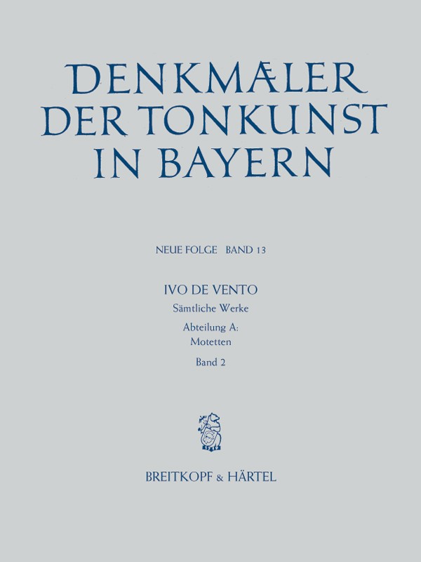 Denkmäler der Tonkunst in Bayern (Neue Folge), vol. 13