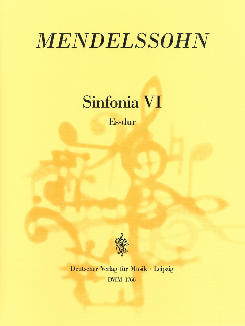Sinfonia VI in Eb major MWV N 6 [full score]
