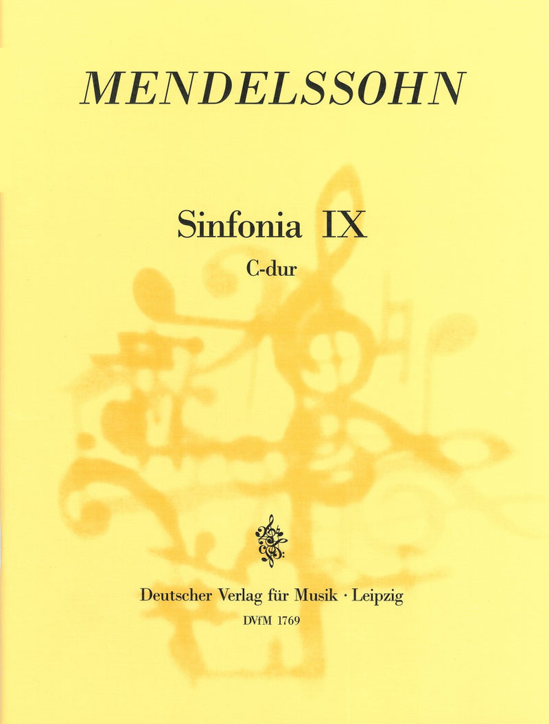Sinfonia IX in C major MWV N 9 [full score]