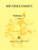 Sinfonia X in B minor MWV N 10 [full score]