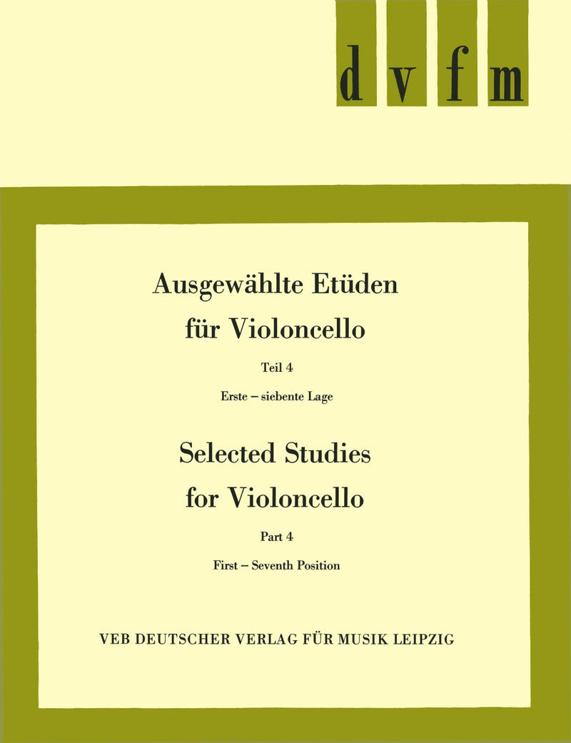 Selected Studies (cello), vol. 4