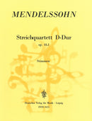 String Quartet in D major MWV R 30 Op. 44/1