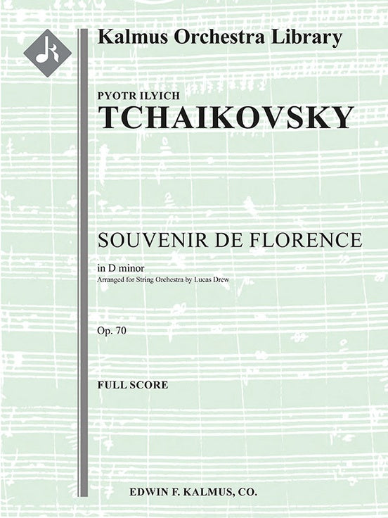 Souvenir de Florence, Op. 70（スコア）