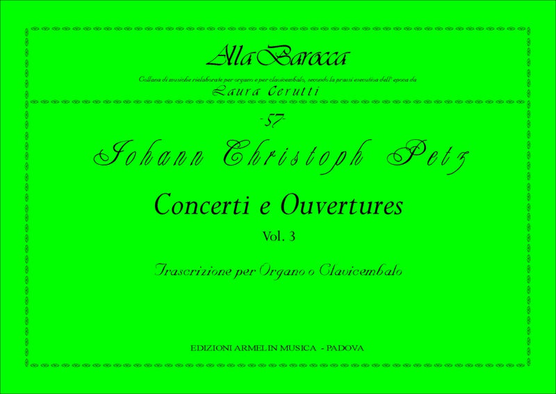 Concerti e Ouvertures, vol. 3