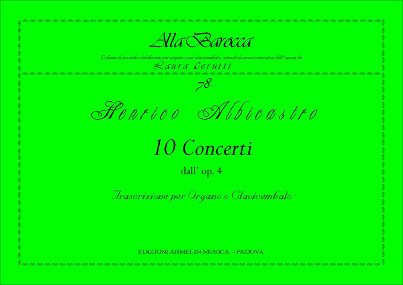 10 Concerti dall’ op. 4