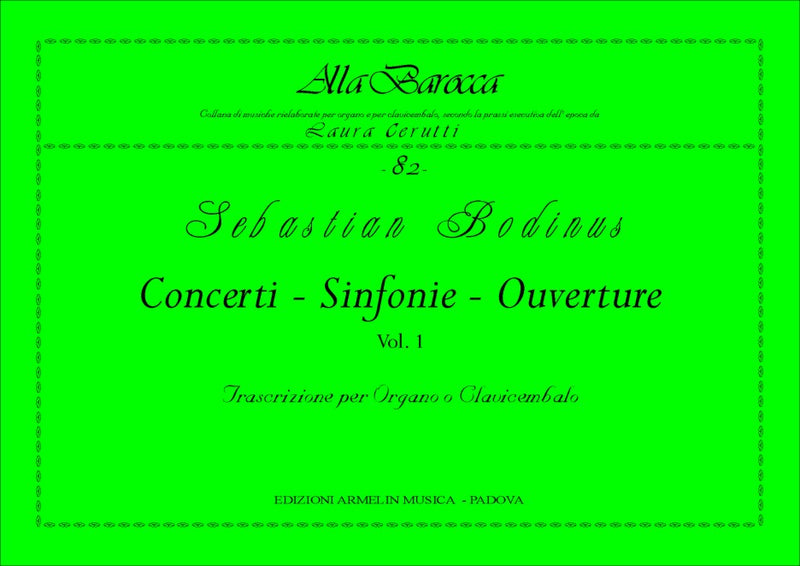 Concerti Sinfonie Ouvertures, vol. 1