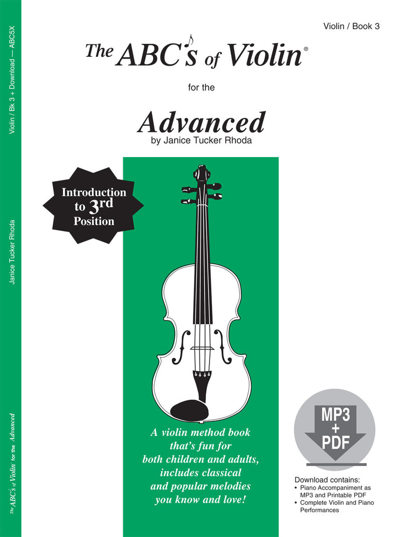 The ABCs of Violin for the Advanced (Book 3)