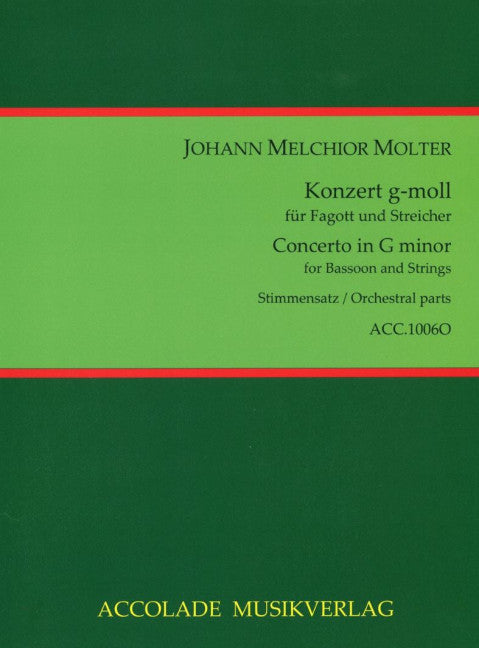 Konzert g-moll (Set of parts)