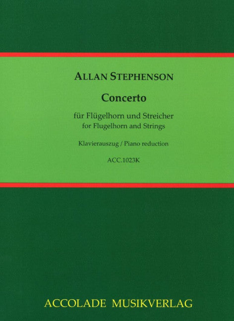 Konzert für Flügelhorn und Streicher (Piano reduction with solo part)