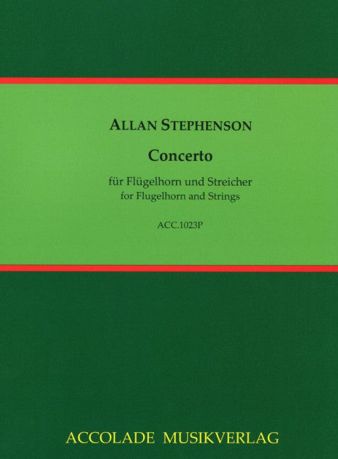 Konzert für Flügelhorn und Streicher (Study score)