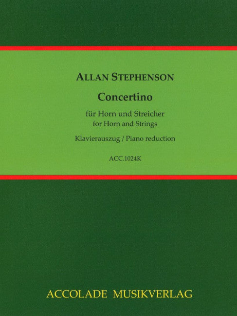 Concertino für Horn und Streicher (Piano reduction with solo part)