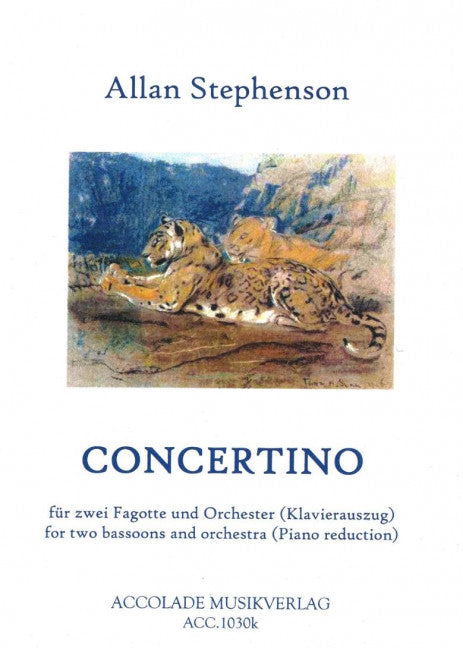 Concertino für zwei Fagotte und Orchester (Piano reduction with solo part)