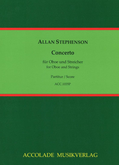 Konzert für Oboe und Streicher (Study score)