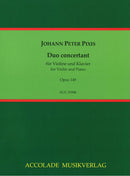 Duo concertant op. 149 (violin and piano)