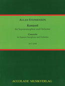 Konzert für Sopransaxophon und Orchester (Study score)
