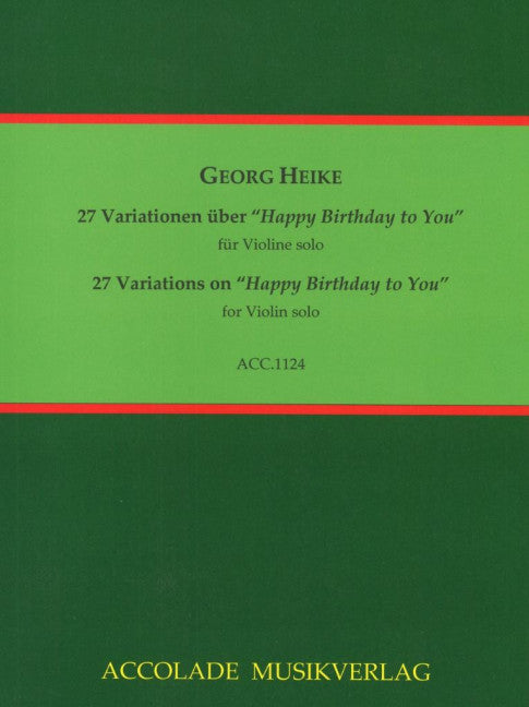 27 Variationen über "Happy Birthday to You"