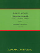 Fagottkonzert a-moll RV 499 / F VIII,12 / PV 47 (Piano reduction with solo part)