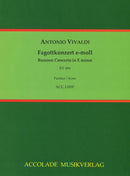 Fagottkonzert e-moll RV 484 / F:VIII,6 / PV 137 (Score)