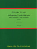 Konzert e-moll "Il Favorito" op. 11/2 PV 106 / F:I,208 / RV 277 (Score)