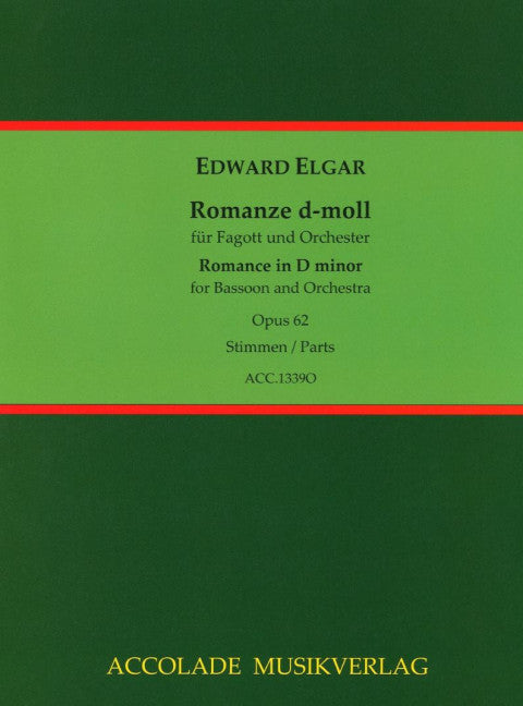 Romanze d-moll op. 62 (Set of parts)