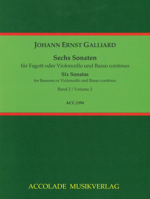 Sechs Sonaten, Vol. 2
