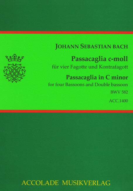 Passacaglia c-moll BWV 582 (4 bassoons, contrabassoon)