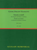 Sonate e-moll TWV 41:e5