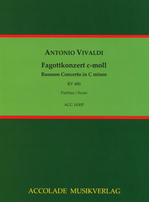 Konzert Nr. 14 RV 480 c-moll (Score)