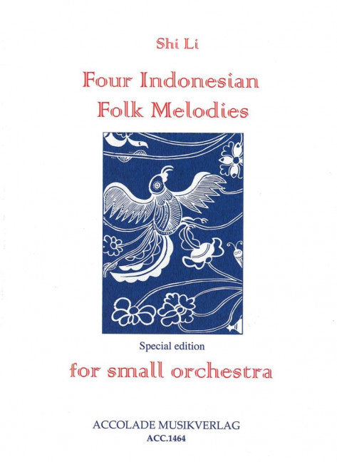 Four Indonesian Folk Melodies for small orchestra (Score)