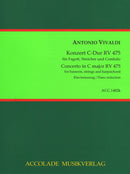 Konzert Nr. 21 C-Dur RV 475 (Piano reduction with solo part)