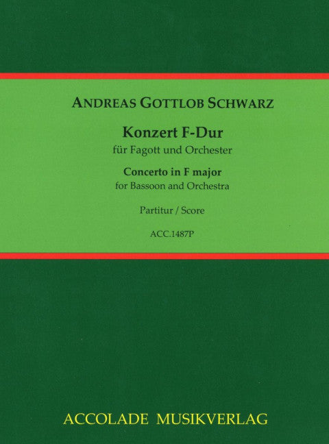 Konzert F-Dur (Score)