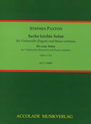 Sechs leichte Solos op. 3, Vol. 2: 4-6