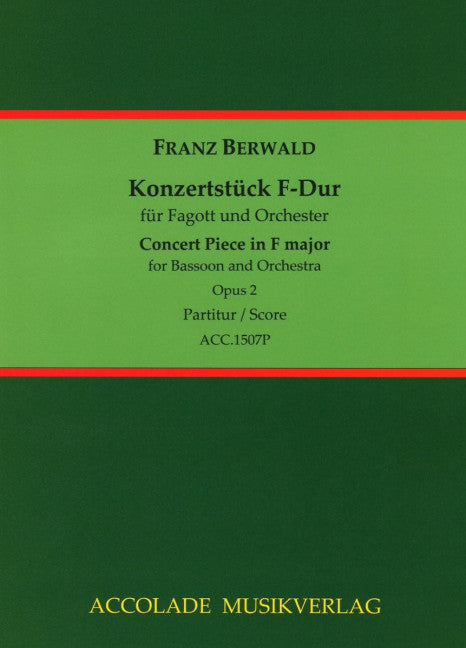 Konzertstück F-Dur op. 2 (Score)