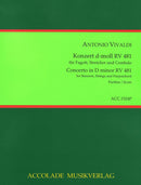 Konzert Nr. 5 d-moll RV 481 (Score)