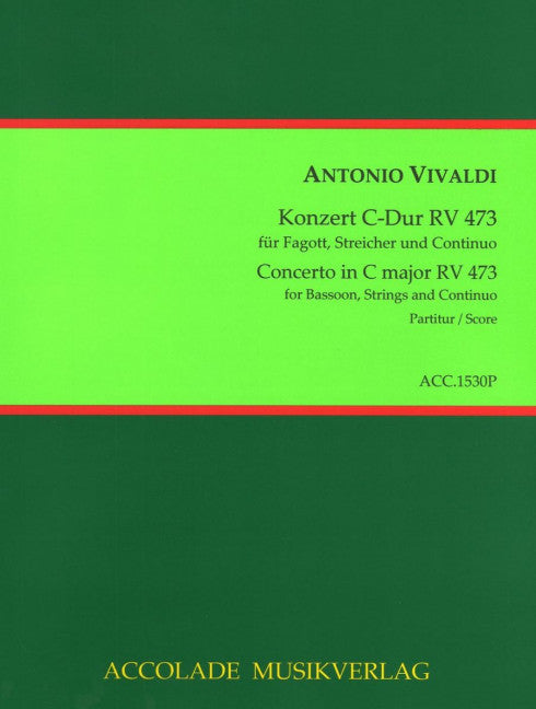 Konzert Nr. 9 C-Dur RV 473 (Score)