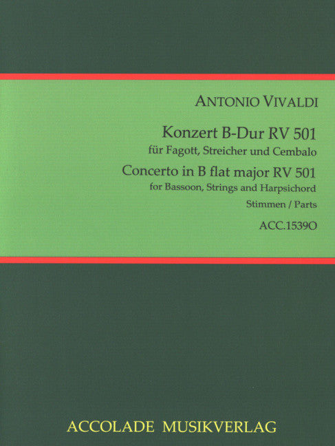 Konzert B-Dur RV 501 (Set of parts)